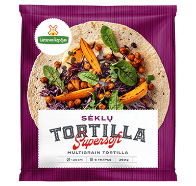 Multigrain tortilla 360g 6 pcs