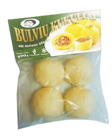 Bulvių kukuliai su mėsos įdaru, 400 g