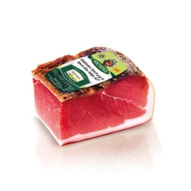 Vytintas kiaulienos kumpis Speck MENDEL, PGI, lengvai rukytas,  I r., ~450g