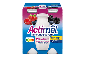 ACTIMEL forest berry flavored yogurt drink, 1.5% fat, 400 g