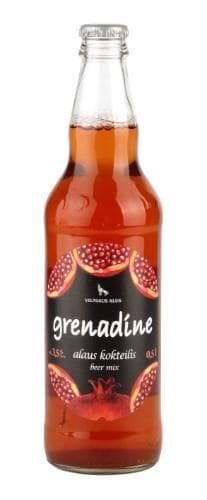 Alaus kokteilis Grenadine, gazuotas, 3,5%, 0,5 l, butelis D