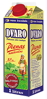 Natural DVARO milk, 3.5% fat, 1 l