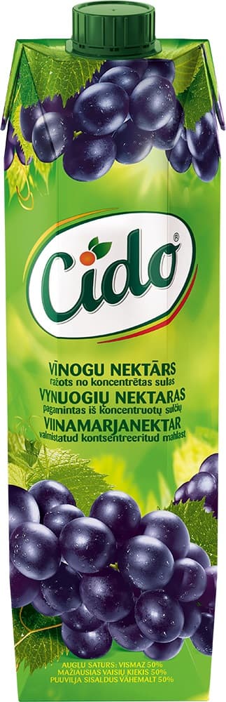 Grape nectar CIDO, 50%, 1 l
