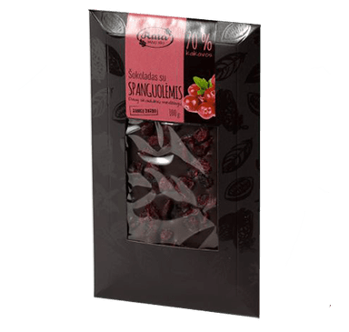 Chocolate with Cranberries RŪTA, 100g