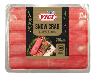 Snieginių krabų lazdelės VIČI, atvėsintos, 250 g
