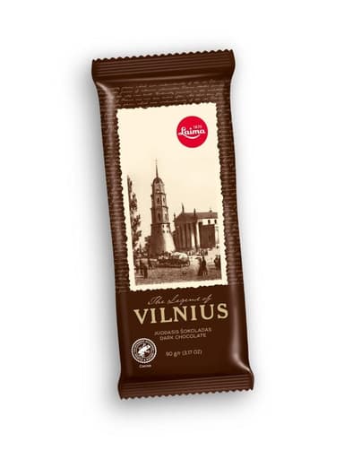 Dark chocolate. Vilnius. 90g