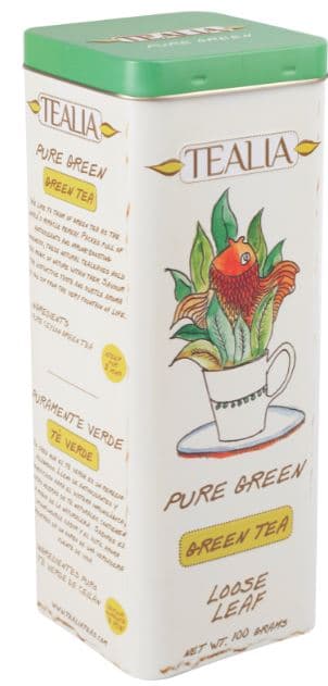 Arbata  TEALIA, Pure green, žalioji, biri, 100g