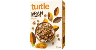 Organic bran flakes