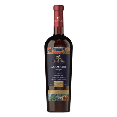 Wine, DUGLADZE, Akhasheni, semi-sweet, red, 11%, 0,75l