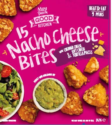 Šaldyti nachos sūrio gabalėliai GOOD KITCHEN, 247 g
