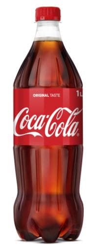 Carbonated soft drink COCA COLA, 1 l D