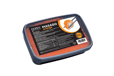 Frozen masago caviar FJORDS, orange, 500 g
