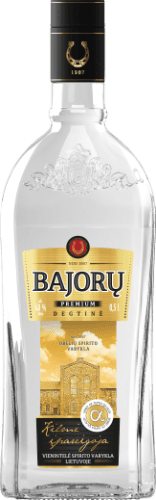 Degtinė BAJORŲ Premium, 40%, 0,5 l