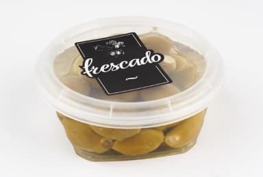 Žalios alyvuogės FRESCADO, įdarytos fetos sūriu, 250 g