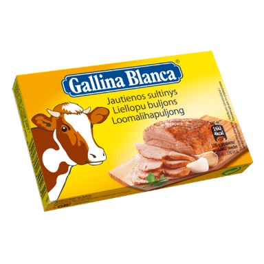 Beef broth GALLINA BLANCA, 8 pcs.