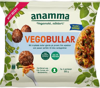 Šaldyti veganiški kukuliai ANAMMA, sojų pagrindo, 300g