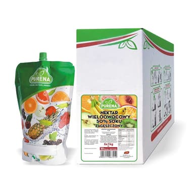 Multifruir nectar concentrate PURENA, 50%, 4,2:0,8, 1 kg