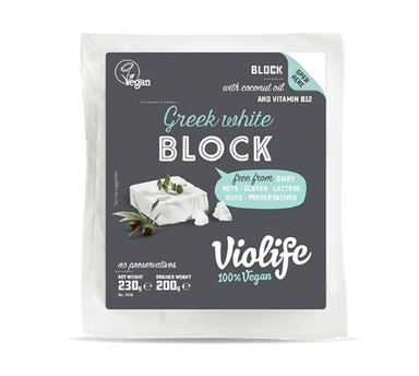 Vegetable fat feta cheese product VIOLIFE, 200g