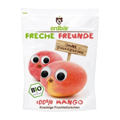 Liofilizuoti mangų traškučiai, nuo 12 mėn., ekologiški