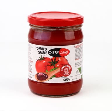 Tomato sauce TASTE LAND, traditional, 500 g