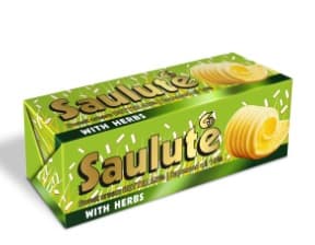 Fat mixture SAULUTĖ, with herbs, 66%, 100 g