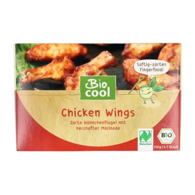 Crispy chicken wings, frozen