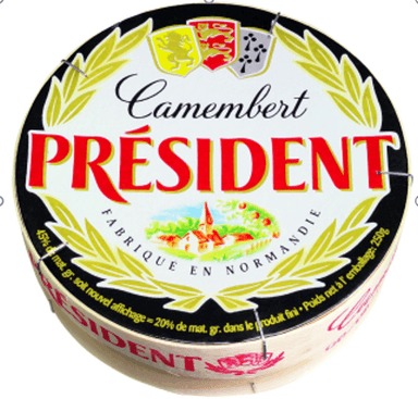 Cheese PRESIDENT, Camembert de Normandie, 250 g