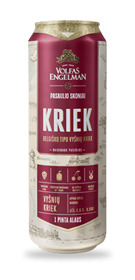 VOLFO ENGELMAN alaus kokteilis KRIEK, 4 %, 568 ml