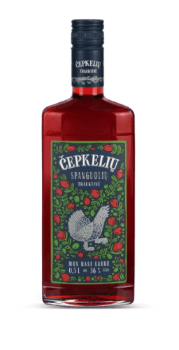 ČEPKELIŲ bitter, cranberry, 36%, 0,5 l