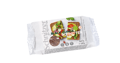 Organic black quinoa bread