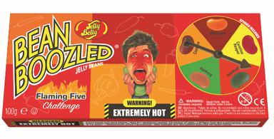 Candy  JELLY BELLY Bean Boozled Flaming Five Spinner Box, 100 g