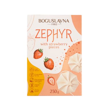 Zephyr BOGUSLAVNA, with strawberry pieces, 230g