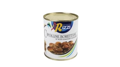 BORETTANE ONIONS 25/32 IN BALSAMIC VINEGAR RIZZI, 500 g / 800 g