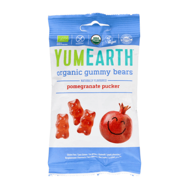 Gummy Bears, pomegranate flavor, organic
