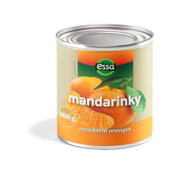 Canned mandarin ESSA, 2650 g/ 1500 g