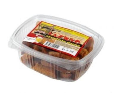 Skrudinta duona Kaziuko, riekelėmis, indelyje, 600 g