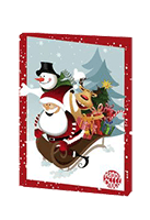 Advent Calendar HAPPY SANTA, 50 g
