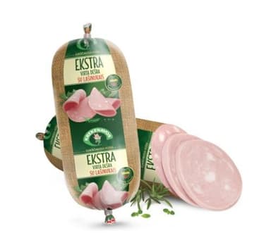 Boiled sausage EKSTRA, with lard, in vacuum, 570g, pcs