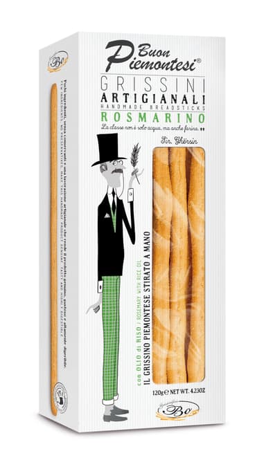 Breadsticks BUON PIEMONTESI Rosemary, with rosemary and rice oil, 120