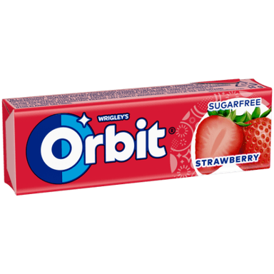 Kramtomoji guma ORBIT Strawberry Stickpack, 14 g