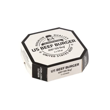 The Frozen Butcher US BEEF burger, 2 x 125 g