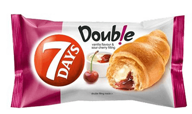 7 DAYS Raguolis with vanilla and cherry flavored fillings, 60 g