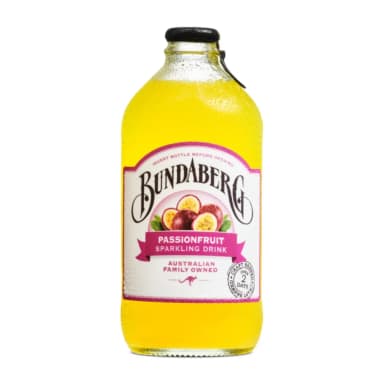 Pasiflorų gazuotas gėrimas BUNDABERG
