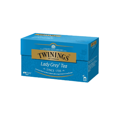 Black tea TWININGS LADY GRAY 25x2g, 50g