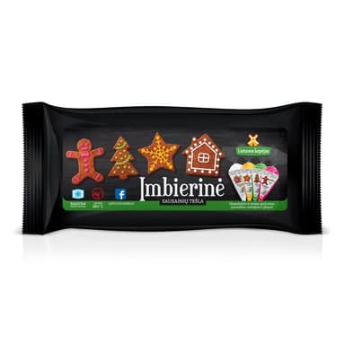 Šaldyta imbierinių sausainių tešla , 500 g