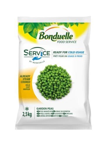 Frozen green peas BONDUELLE Service, 2.5kg