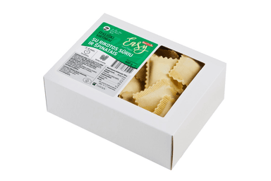 Frozen ravioli with ricotta and spinach