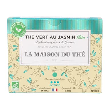 JASMINE Green Tea, organic, 15 packs.