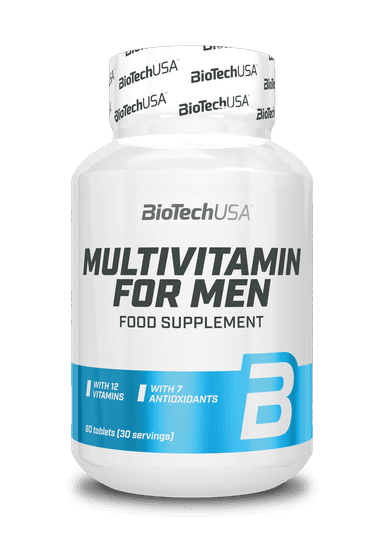 Multivitaminai vyrams BioTechUSA, tabletės, 60 vnt