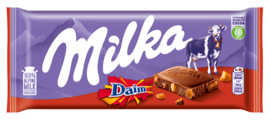 Chocolate MILKA Daim, 100 g
